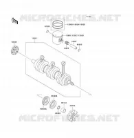VILEBREQUIN/PISTON pour Kawasaki JET SKI 1100 ZXI 1996