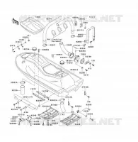 COQUE pour Kawasaki JET SKI 1100 ZXI 1998