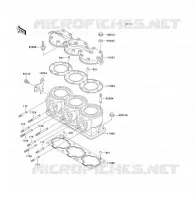 CULASSE/CYLINDRE pour Kawasaki JET SKI 1100 ZXI 1998