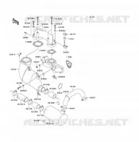 &Eacute;CHAPPEMENT pour Kawasaki JET SKI 1100 ZXI 1998