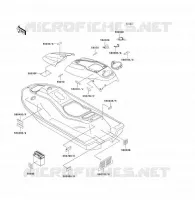 LABEL pour Kawasaki JET SKI 1100 ZXI 1998
