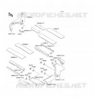 MOUSSES pour Kawasaki JET SKI 1100 ZXI 1998