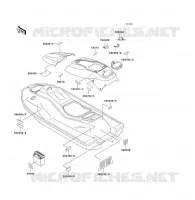 LABEL pour Kawasaki JET SKI 1100 ZXI 1999