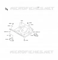 SUPPORT MOTEUR pour Kawasaki JET SKI 1100 ZXI 1999