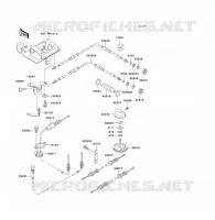 CABLES pour Kawasaki JET SKI 1100 ZXI 2001