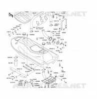 COQUE pour Kawasaki JET SKI 1100 ZXI 2001