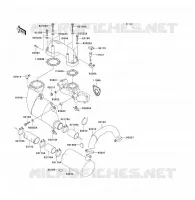 &Eacute;CHAPPEMENT pour Kawasaki JET SKI 1100 ZXI 2001