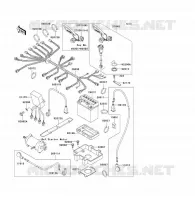 &Eacute;QUIPEMENT ELECTRIQUE pour Kawasaki JET SKI 1100 ZXI 2001