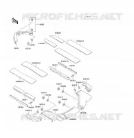 MOUSSES pour Kawasaki JET SKI 1100 ZXI 2001
