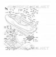 COQUE pour Kawasaki JET SKI ULTRA 130 D.I. 2001