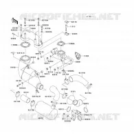 &Eacute;CHAPPEMENT pour Kawasaki JET SKI ULTRA 130 D.I. 2001