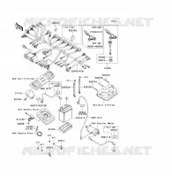 &Eacute;QUIPEMENT ELECTRIQUE pour Kawasaki JET SKI ULTRA 130 D.I. 2001