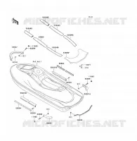 MOUSSES pour Kawasaki JET SKI ULTRA 130 D.I. 2001