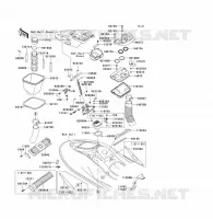 PIECE COQUE pour Kawasaki JET SKI ULTRA 130 D.I. 2001