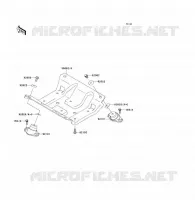 SUPPORT MOTEUR pour Kawasaki JET SKI ULTRA 130 D.I. 2001