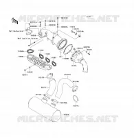 &Eacute;CHAPPEMENT pour Kawasaki JET SKI ULTRA 150 2003