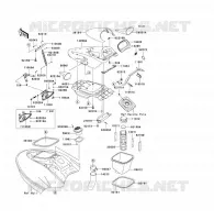 PIECE COQUE AV pour Kawasaki JET SKI ULTRA 150 2003