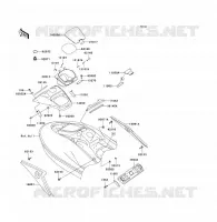 PIECE COQUE MILIEU pour Kawasaki JET SKI ULTRA 150 2003