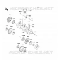 VILEBREQUIN/PISTON pour Kawasaki JET SKI ULTRA 150 2003