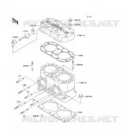 CULASSE/CYLINDRE pour Kawasaki JET SKI X-4 1992