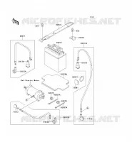 &Eacute;QUIPEMENT ELECTRIQUE pour Kawasaki JET SKI X-4 1992