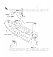 LABEL pour Kawasaki JET SKI X-4 1992