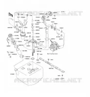 RESERVOIR CARBURANT pour Kawasaki JET SKI X-4 1992