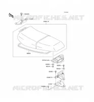 SELLE(JH750A 602544 ) pour Kawasaki JET SKI X-4 1992