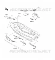 STICKER pour Kawasaki JET SKI X-4 1992