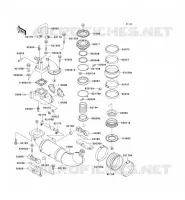 &Eacute;CHAPPEMENT pour Kawasaki JET SKI SS 1992