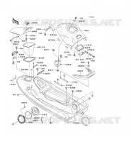 PIECE COQUE pour Kawasaki JET SKI SS 1992