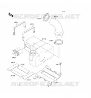 SILENCIEUX ADMISSION pour Kawasaki JET SKI SS 1992