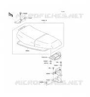 SELLE( JH750A 602543) pour Kawasaki JET SKI X-4 1993
