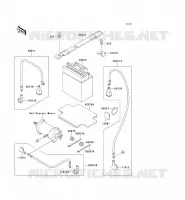 &Eacute;QUIPEMENT ELECTRIQUE pour Kawasaki JET SKI X-4 1994