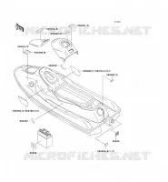 LABEL pour Kawasaki JET SKI X-4 1994