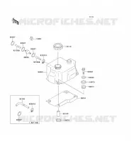 R&Eacute;SERVOIR D'HUILE pour Kawasaki JET SKI X-4 1994
