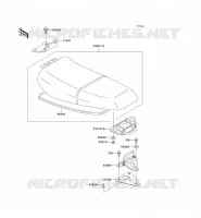 SELLE( JH750A 602543) pour Kawasaki JET SKI X-4 1994