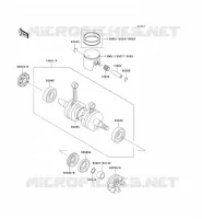 VILEBREQUIN/PISTON pour Kawasaki JET SKI SS 1995