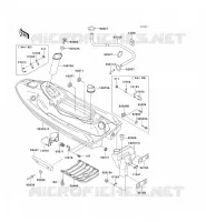 COQUE pour Kawasaki JET SKI SUPER SPORT XI 1993