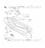 LABEL pour Kawasaki JET SKI SUPER SPORT XI 1993