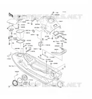 PIECE COQUE pour Kawasaki JET SKI SUPER SPORT XI 1993