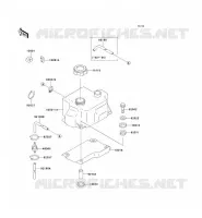 R&Eacute;SERVOIR D'HUILE pour Kawasaki JET SKI SUPER SPORT XI 1993