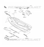 STICKER pour Kawasaki JET SKI SUPER SPORT XI 1993