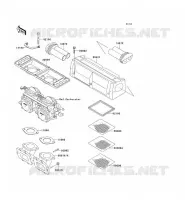 BOUCLIER THERMIQUE pour Kawasaki JET SKI SUPER SPORT XI 1994