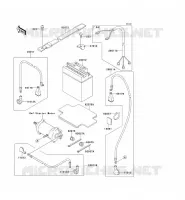 &Eacute;QUIPEMENT ELECTRIQUE pour Kawasaki JET SKI SUPER SPORT XI 1994