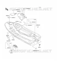 LABEL pour Kawasaki JET SKI SUPER SPORT XI 1994