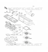 BOUCLIER THERMIQUE pour Kawasaki JET SKI SUPER SPORT XI 1994