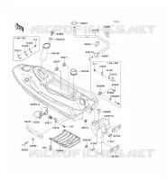 COQUE pour Kawasaki JET SKI SUPER SPORT XI 1994