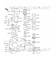 &Eacute;CHAPPEMENT pour Kawasaki JET SKI SUPER SPORT XI 1994
