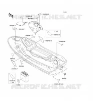 LABEL pour Kawasaki JET SKI SUPER SPORT XI 1994